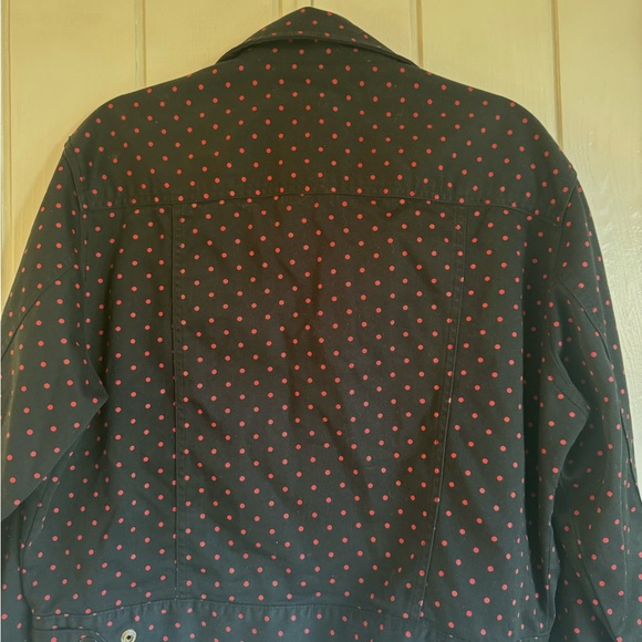 Esprit Black and Red Polka Dot Jacket - Picture 5 of 5